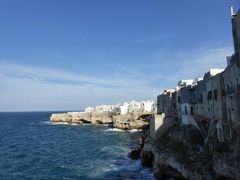 真夏の優雅な南イタリア旅行　Napoli×Puglia♪　Ｖｏｌ９３（第７日目午後）　☆ポリニャーノ・ア・マーレ（Polignano a Mare）：黄昏の旧市街の散策と絶景を眺めて♪