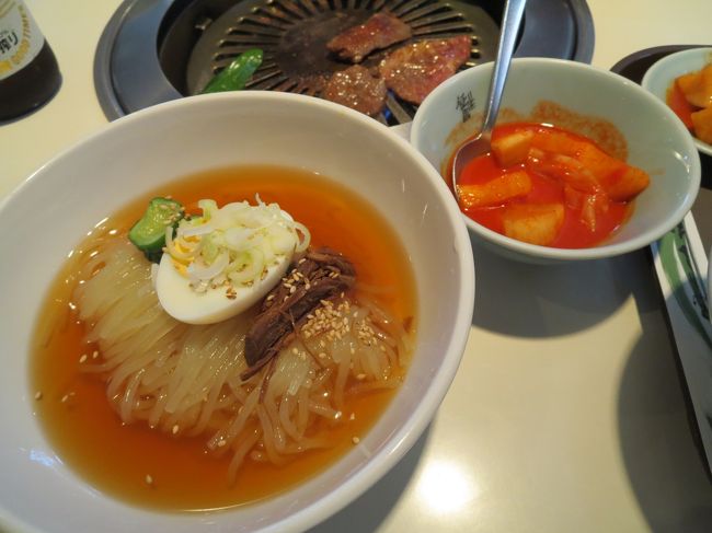 夏の旅行は、電車に乗る旅です。<br />1日目 盛岡で食道園でカルビと冷麺ランチ<br /> 盛岡城址散策<br /> いわてIGR銀河鉄道で金田一温泉へ<br /> 金田一温泉 仙養館へ宿泊<br />2日目 金田一温泉散策<br /> 八戸からTOHOKU EMOTION レストラン列車に乗車<br /> 北三陸鉄道で久慈〜宮古へ<br /> 浄土ヶ浜パークホテル宿泊<br />3日目 浄土ヶ浜 青の洞窟<br /> 釜石ラーメン<br /> 遠野 かたむら水光園で日帰入浴<br /> 伝承館見学<br /> フォルクローレ遠野に宿泊<br /> 遠野ジンギスカンの夕食<br />4日目 とおの物語の館 語り部を聞く<br /> 遠野〜新花巻までSL銀河に乗車<br /><br />ほとんどが雨でしたが、観光している時だけ雨があがってくれたので良かったです。<br /><br />