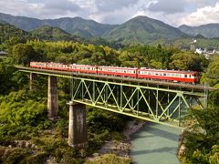 2014年度　熊野花火大会　臨時列車国鉄色キハ48・40型のパパラッチ大会