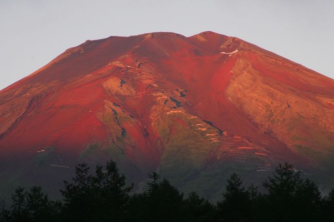 撮影旅行記。<br />湖、雲。富士山。