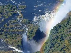 2014・南アフリカ「世界三大瀑布制覇！！」の旅　ヘリコプターからビクトリアの滝を見る！