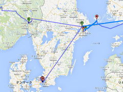 北欧に行ってみた/１/ツアー日程と移動ログとスカンジナビア航空