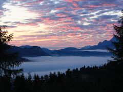 2014年　チロル 皇帝山脈紀行 絶景の５つ星ホテルで過ごす１週間　【5】早朝、朝焼けと雲海を見る