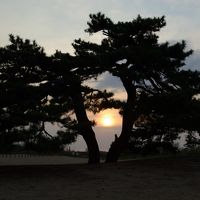鳥取砂丘のＳＬと夕景（山陰～琵琶湖１）