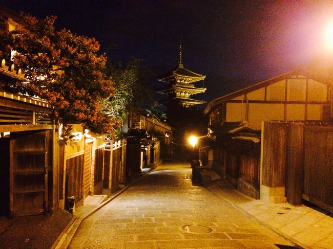 京都に到着したのが夕方。<br />ホテルにチェックインしてから、京都を散策することにした私たち。<br />祇園から清水、そして白川通りから先斗町へ。<br />夏恒例の納涼床での食事。今回は「のん亭」へお邪魔しました。
