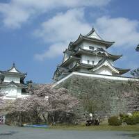 伊賀上野城と吉野桜と長谷寺