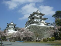 伊賀上野城と吉野桜と長谷寺