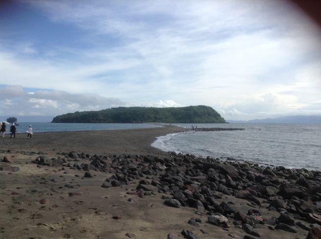 砂むし温泉や、西大山駅、長崎鼻、知林ケ島の大潮と充実した二日間でした。