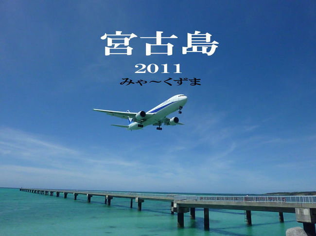 <br />毎年、恒例のダイビング旅行。<br />今年は宮古島。<br />ダイビングはやはり宮古が一番。ビーチも一番。<br /><br />ちょっと足を延ばして下地島へ。<br /><br />今年は久々に広島空港からの出発になりました。<br />　参加メンバーの都合上、４日出発７日帰り、５日出発８日帰りの２組に分かれての出発になりました。<br /><br />　今年は６月までに台風が５つ程度発生し、出発前までにそろそろ発生するのではないかと気にしていましたが、出発当日まで<br />台風の発生は無し。天気予報も４日間晴れマーク。