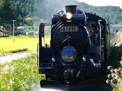 鉄子じゃないけど・・・列車にのって初秋を楽しむ２日間旅　★乗ってる人も見ている人も、幸せな気分になっちゃうね！ＳＬ銀河編★　