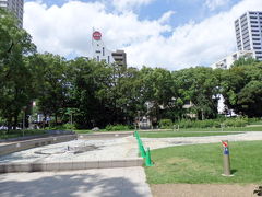 日本の旅　関西を歩く　大阪市西区の常安橋（じょうあんばし）、靱公園（うつぼこうえん）、大阪科学技術館（おおさかかがくぎじゅつかん）、楠永神社（くすながじんじゃ）周辺