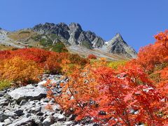 涸沢紅葉2014年　その3　紅葉と穂高連峰