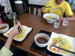 らーめん煌（ふぁん）の昼食　竹沢園芸種苗　三島市佐野体験農園 キャベツ・レタス・白菜の植付け