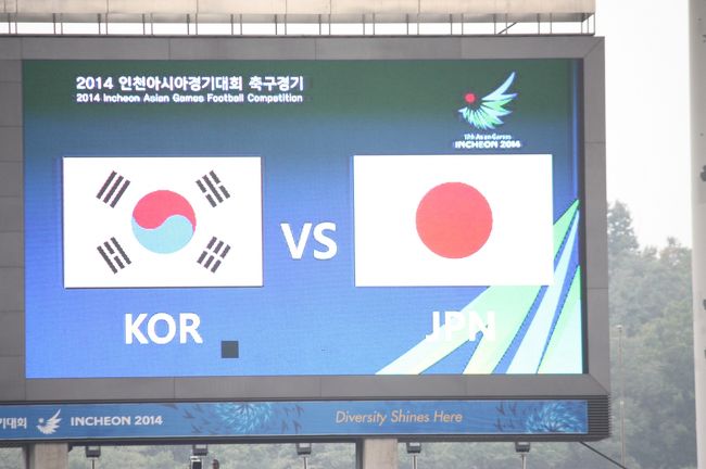 出国 サッカー男子 準々決勝 14仁川アジア競技大会 日韓戦アウェイ 仁川 韓国 の旅行記 ブログ By マラカーオさん フォートラベル