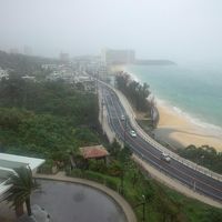 今年最大の台風１９号＠沖縄本島、カフーリゾートフチャクコンド・ホテル