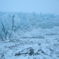2010年 氷河とオーロラ