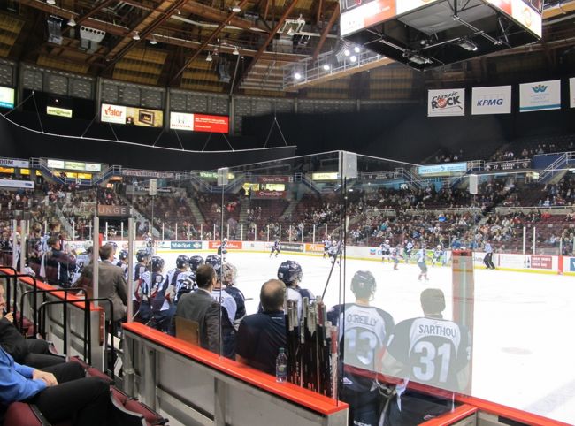 アイスホッケーの地元ジュニアチーム “バンクーバー・ジャイアンツ （Vancouver Giants）” を応援してきました。<br /><br />バンクーバーのアイスホッケー・チームと言えば、ナショナル・ホッケー・リーグ （NHL）所属のバンクーバー・カナックス（Vancouver Canucks）が有名ですが、ジャイアンツはウェスタン・ホッケー・リーグ （Western Hockey League: WHL）というジュニア・リーグの所属です。16歳〜20歳までの選手が所属できるリーグのなかで、WHLは カナダ最高峰の “メジャー・ジュニア （Major Junior）” と呼ばれています。<br /><br />今回、日本の知人がイエローナイフにオーロラを見に行く経由地としてバンクーバーに半日だけいるということで、案内してきました。一番よい席でも30ドル弱なので、カナックスと比べると格段に安く カナダの国技アイスホッケーが楽しめます。<br /><br />■ 関連旅行記 ■<br />１） もう1つの地元アイスホッケーチーム “バンクーバー・カナックス”<br />http://4travel.jp/travelogue/10832528<br />２） 総集編： バンクーバーでスポーツ観戦 一覧<br />http://4travel.jp/travelogue/10824874