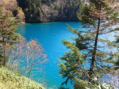 エメラルドグリーンの大沼池＆混浴露天風呂（高山村・滝の湯）