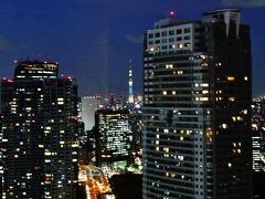 東京タワー ・ 東京スカイツリー も　観える　　 「 世界貿易センタービル　40階 展望台 」 からの夜景 港区 東京都　