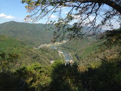 京都府笠置の銀の帯ハイキングコースと笠置山