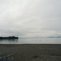 梅雨明けのはずなのに曇り空～ダイビングで有名な大瀬崎で海水浴をした