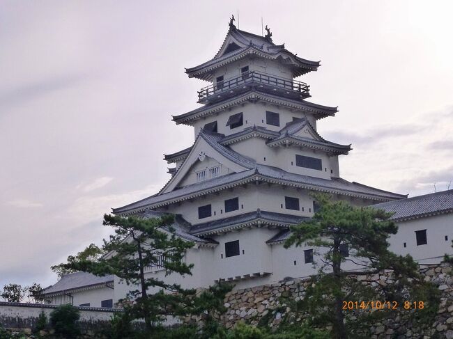 2014 【3日目-1】 台風19号接近での愛媛～高知四万十 ☆雨降り前に今治城と来島海峡大橋～松山城