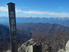 高妻山・乙妻山　北アルプスの展望を眺めに