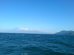 2014年11月、学生時代のサークルOB旅行で駿河湾フェリーから初めて富士山を見ました