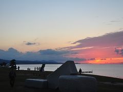 宍道湖の夕日　　IN　　松江