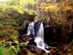 ◆みちのく最南端の温泉郷・湯岐温泉の雷滝＆不動滝