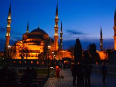 イスタンブール街歩き②ブルーモスクの夕景、グランドバザール（スペイン・イスタンブール旅行記22）