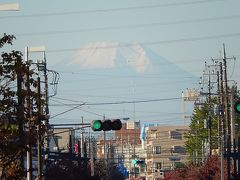 上福岡駅から素晴らしい富士山を眺める