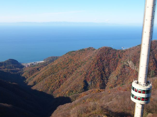 先週の「ぐんまワンデー世界遺産パス」に続いて、今週もＪＲのフリー切符で新潟へ遠征(*^。^*)<br />目的地は天気も良さそうなので弥彦山へ行く事にしました。
