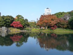 小石川後楽園の紅葉は若干早かった_2014