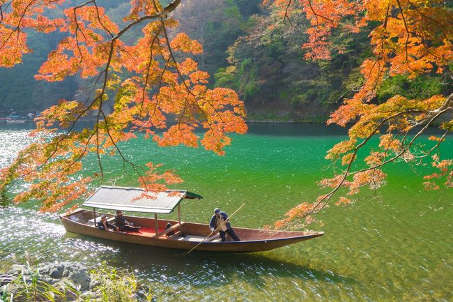 人生で一度はこの目で見てみたいと思い、行列を覚悟の上で京都の紅葉を見に行きました。三連休を避けて平日に見に行きましたが、やはり人の数は多く、正直のんびりと落ち着いて見るという訳にはいきませんでした。それでもなお、この時期だからこその京都ならではの紅葉の風景というものは間違いなく存在し、人の多さを差し引いても、一回は行く価値があると思うところです。<br /><br />なお、今回の旅行は3泊4日で、この旅行記はそのうち2日目の内容となります。<br /><br />【旅程】<br />☆1日目：東福寺→南禅寺&amp;天授庵→永観堂→圓徳院＆高台寺（含むライトアップ）<br />★2日目：嵐山界隈（天竜寺・渡月橋等）→金閣寺界隈→北野天満宮（含むライトアップ）<br />☆3日目：貴船神社→銀閣寺界隈→清水寺（含むライトアップ）<br />☆4日目：平等院鳳凰堂→平安神宮→祇園界隈<br /><br />【関連URL】<br />（紅葉の色づき情報）<br />京都・滋賀の紅葉情報（京都新聞）：http://www.kyoto-np.co.jp/kp/koto/momiji/<br />→紅葉情報を載せているサイトはいくつかありますが、京都の紅葉については、このサイトが写真付きで更新頻度も高いので、一番役に立ちました。<br /><br />【関連旅行記】<br />1日目：http://4travel.jp/travelogue/10955637<br />3日目：http://4travel.jp/travelogue/10959210<br />4日目：http://4travel.jp/travelogue/10960970