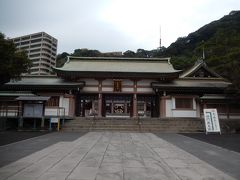 鹿児島照国神社と宿泊のホテルα館
