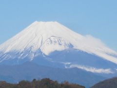 大雪の富士山です。