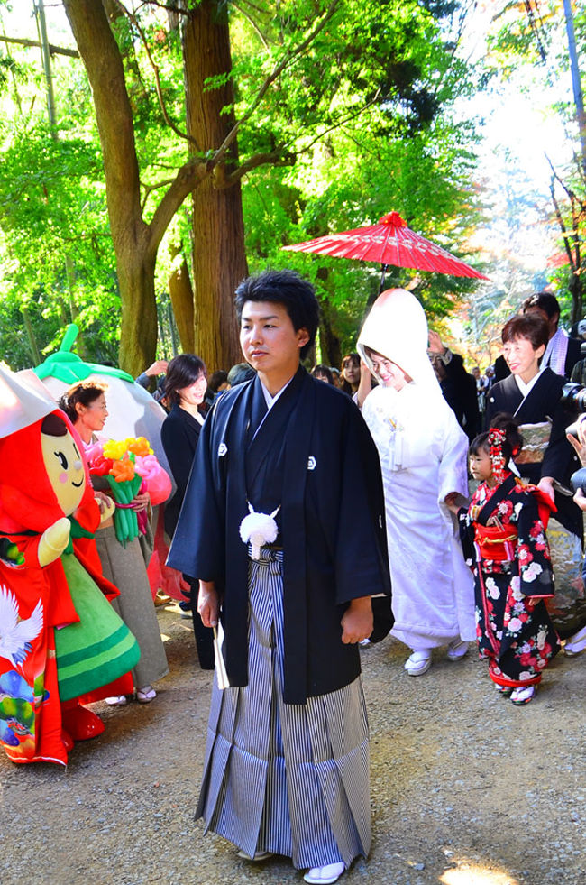 2014紅葉（10）日撫神社の紅葉＆平成26年度 花嫁行列・長持唄