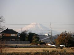 晩秋のウォーキングコースから見られた風景・・・①関東平野外周の山々を楽しむ