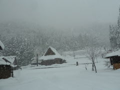 富山「かぶら寿司を漬けに」３日目（吹雪の五箇山・相倉合掌造集落へ）