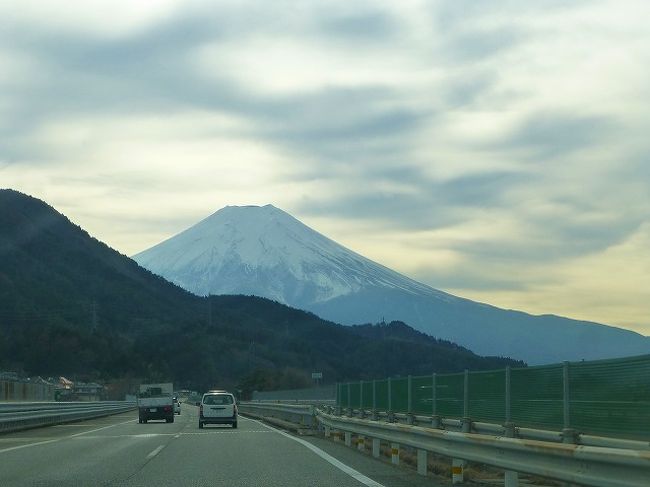 富士吉田で吉田のうどんを食べ、富士山を眺め、甲府の温泉銭湯にいくつか入り、昇仙峡を見て、ほうとうを食べる。なるべく安く済ませる。車にてダンナとふたり旅。<br />富士吉田といえば吉田のうどん。かたくてガシガシ噛むうどん。馬肉とゆでキャベツのトッピングが特徴的。しかも安い。町のいたるところから大きく見える富士山。その後甲府の温泉ビジネスホテルにて1泊。甲府といえば温泉銭湯。500円以下で入れるかけ流しの極上温泉に入る。甲府の観光地といえば昇仙峡。紅葉のシーズンも過ぎてほとんど人もいないのでゆっくり見物。町にもどってあったかいほうとう鍋を食べて、最後にまた温泉に入って帰る。