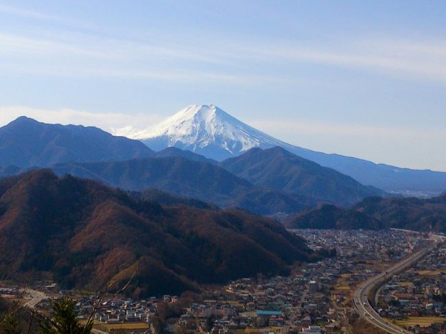 九鬼山登山で富士山観賞