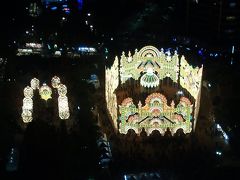 神戸ルミナリエ　　見るならば、神戸市役所の展望が一番良いですよ　【兵庫県　神戸市　】