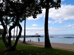 2014.12ホノルルマラソンについていく2-朝のワイキキ散歩，北京海鮮中華ベイジンで交流会