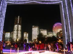今年も一夜限りの煌めきを楽しみました：横浜MM21オフィス全館点灯