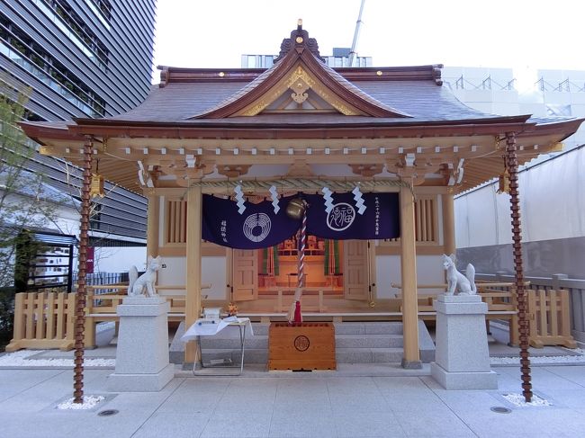 先月、木曽路方面に訪れた際、岐阜県の『出雲福徳神社』に参拝させて頂きました。<br />年末ドリームジャンボの発売が明日まで！と迫った今日、下心満々(*^^)vで、日本橋 『福徳神社』に初めて参拝させて頂きました。