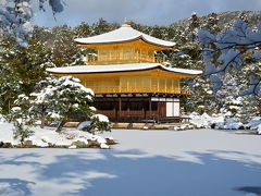 皆様のご期待通り金閣寺の雪景色！2015年