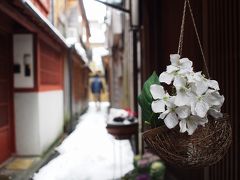 雪の金沢　ひがし茶屋街と主計町茶屋街散策　ランチはおいしいお寿司を食べましょう