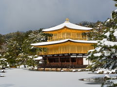 雪景色の金閣寺と年末の金閣寺！2014年～2015年