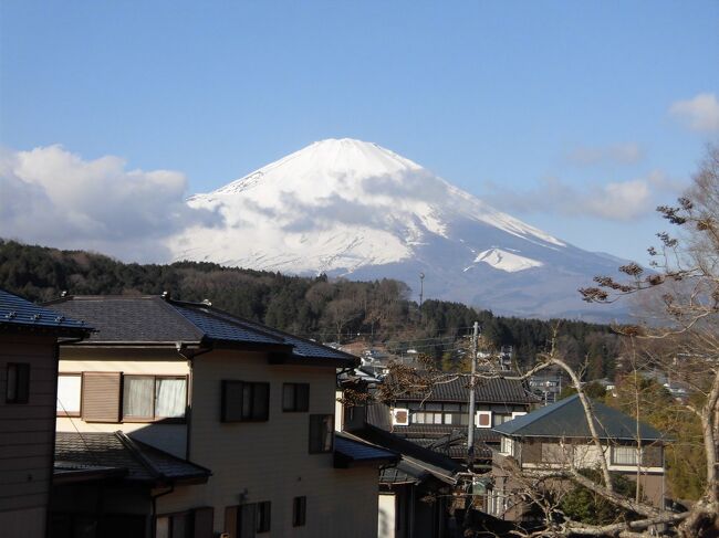 JR足柄駅からハイキングコースを歩いて足柄峠に行ってきました。<br />朝からずっと晴天で、電車に乗っている時点では、富士山がキレイに見えていたのに、足柄駅に着いて歩き始めてから、富士山の周りだけ雲が出て来ました。そして、足柄峠に着いた時には富士山の姿は見えず、、、、。<br />一日ずっと晴天、そしてこんなに富士山の近くまで行ったのに、結局富士山全体のキレイな姿は拝めず、残念。だけど、昼食後のコーヒーや夕食の餃子が美味しかったので、良しとしましょう。<br />この日は、28174歩、歩きました。<br />
